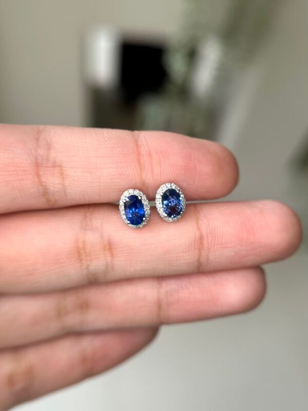 Broqueles Zafiro/Diamantes Nat - Image 3