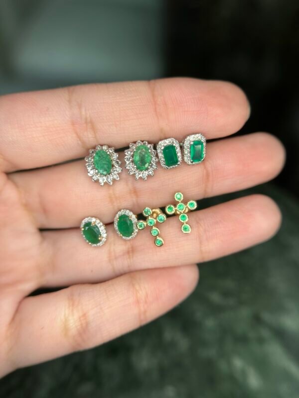Broqueles Esmeraldas/Diamantes Nat - Image 3