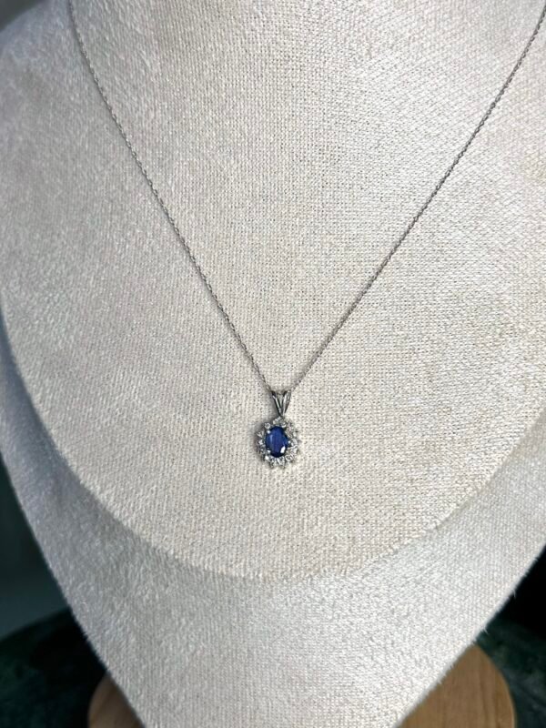 Dije Zafiro/Diamantes Naturales