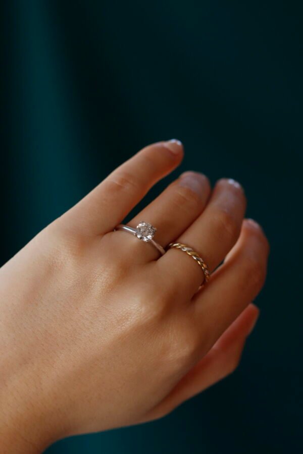 Anillo  de Compromiso Diamante Lab-Grown