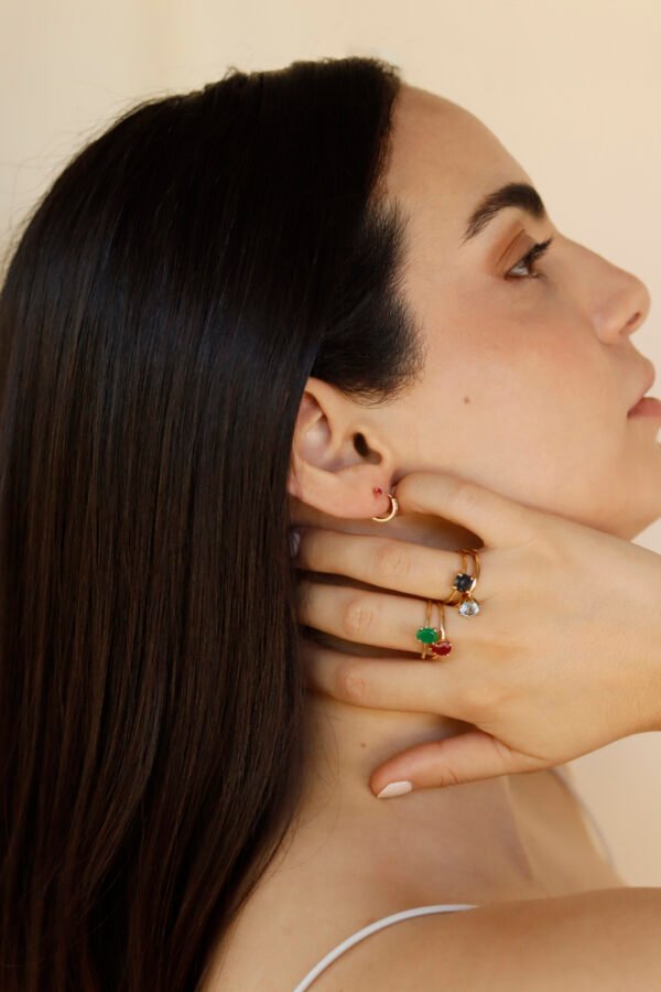 Studs mini Rubí