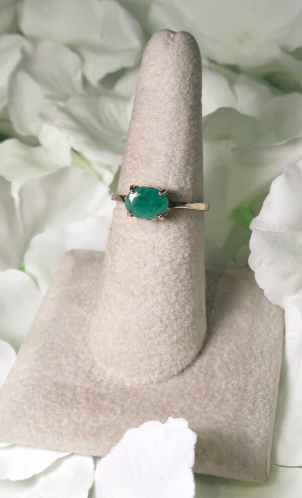 Anillo solitario Esmeralda - Image 2
