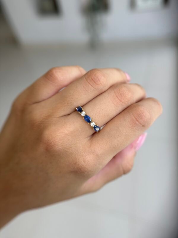 Churumbela Zafiros azules y blancos
