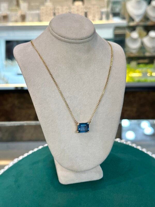Gargantilla Topacio London Blue