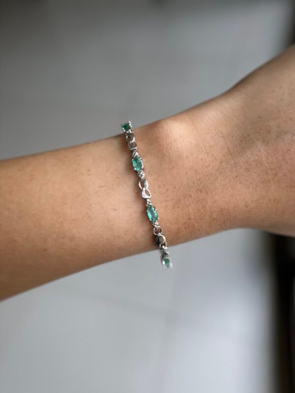 Pulsera Esmeraldas Naturales - Image 4