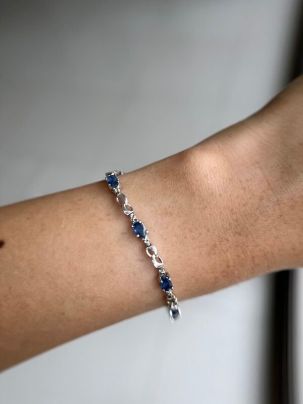 Pulsera Zafiros Naturales
