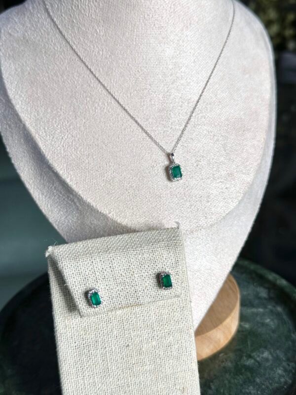 Juego Esmeraldas Halo Diamantes