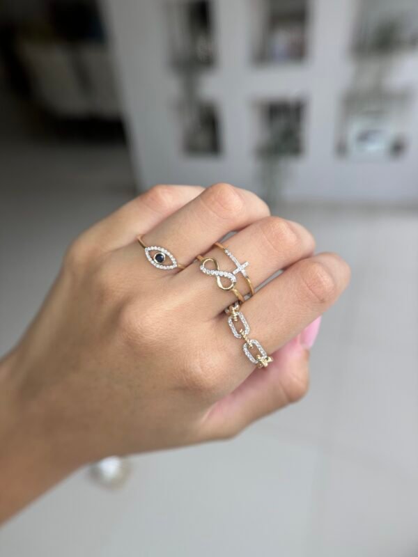 Anillo Infinito Diamantes Naturales - Image 3